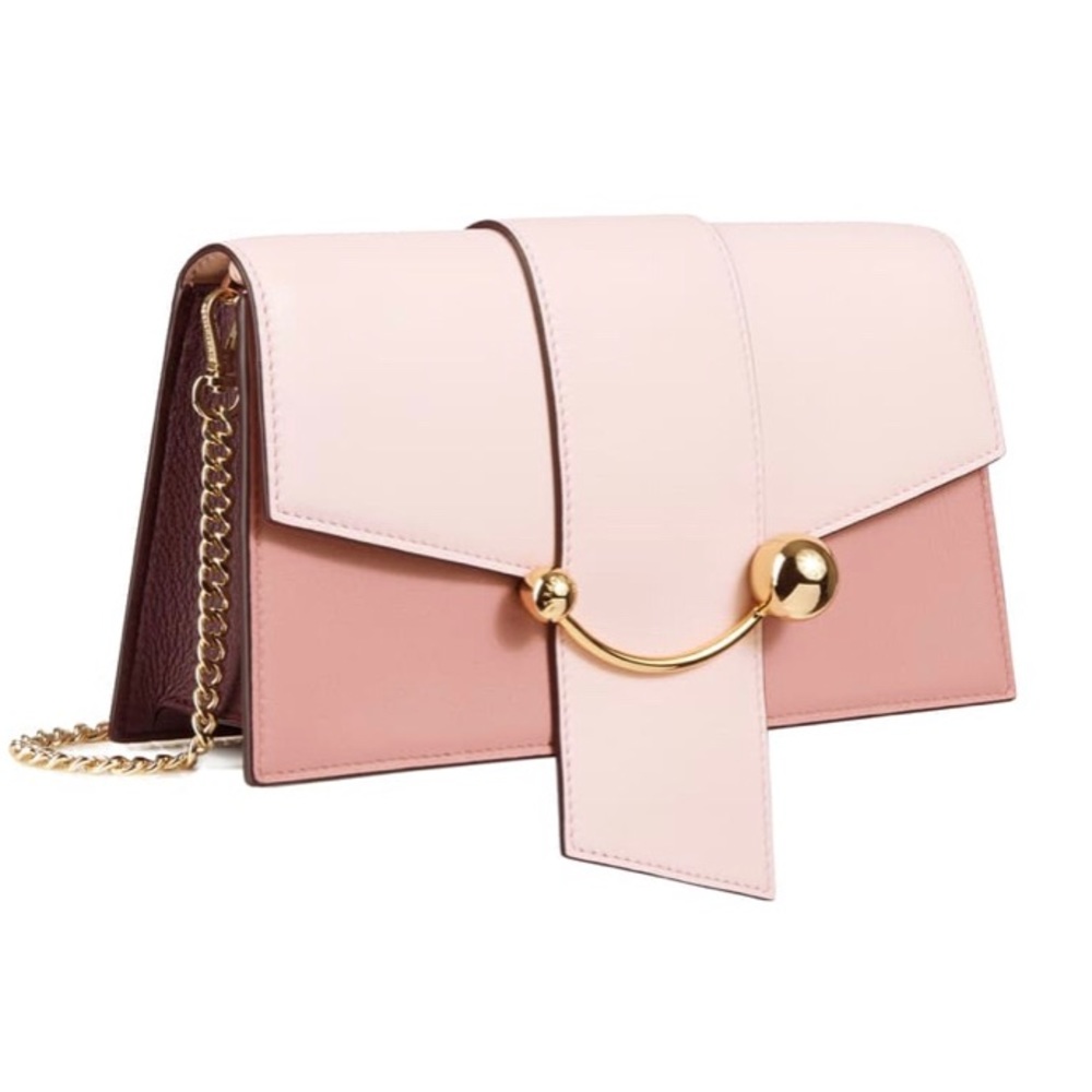 Authentic STRATHBERRY Mini Crescent Leather Clutch